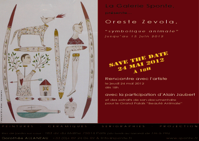 exposition symbolique animale Oreste Zevola